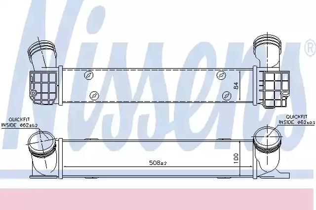 Интеркулер 96725 NISSENS