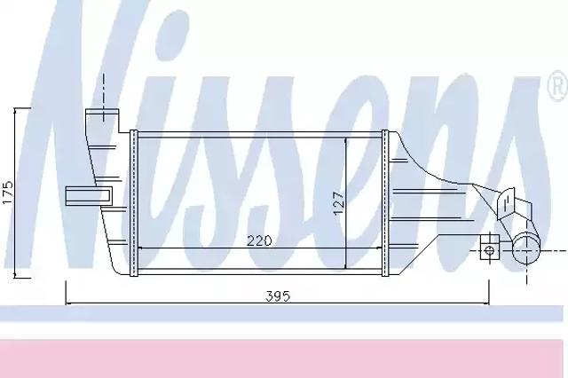 Охладитель наддувочного воздуха 96789 NISSENS