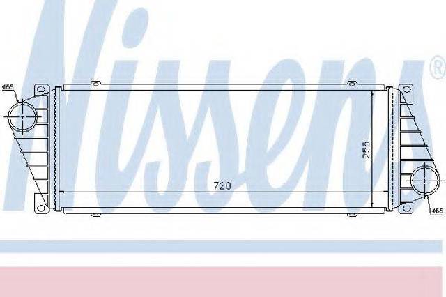 Радиатор интеркуллера 96842 NISSENS