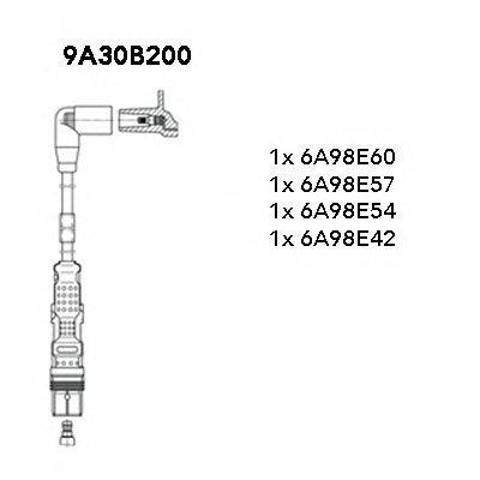 Провода зажигания 9A30B200 BREMI