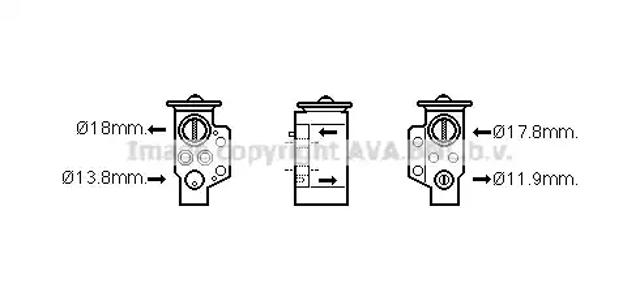 Клапан расширительный AI1351 AVA