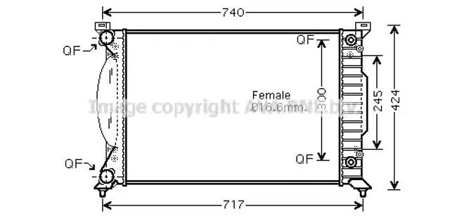 Радиатор AI2202 AVA