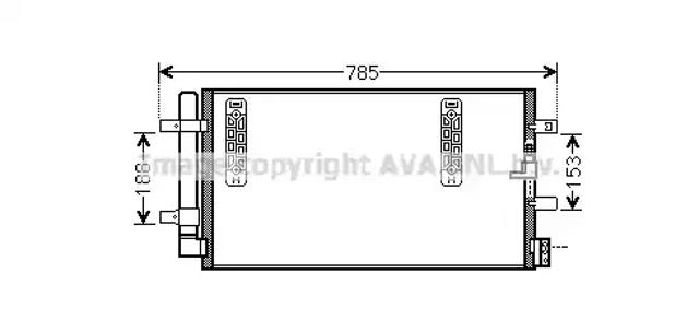 Конденсатор кондиционера AIA5297D AVA