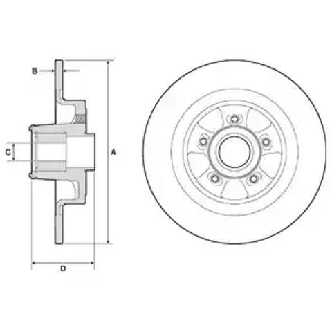 Тормозные диски BG9133RS DELPHI