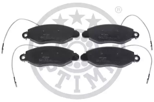 Колодки передние BP12576 OPTIMAL
