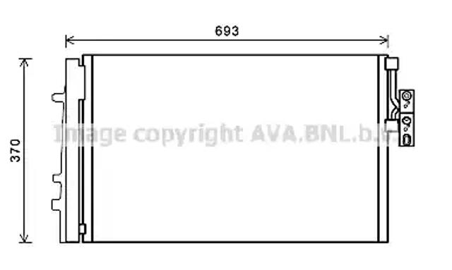 Конденсатор кондиционера BWA5479D AVA