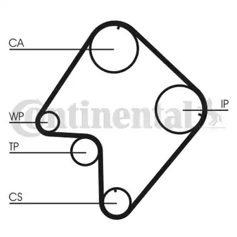 Зубчатый ремень CT832 CONTINENTAL