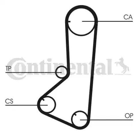Зубчатый ремень CT839 CONTINENTAL