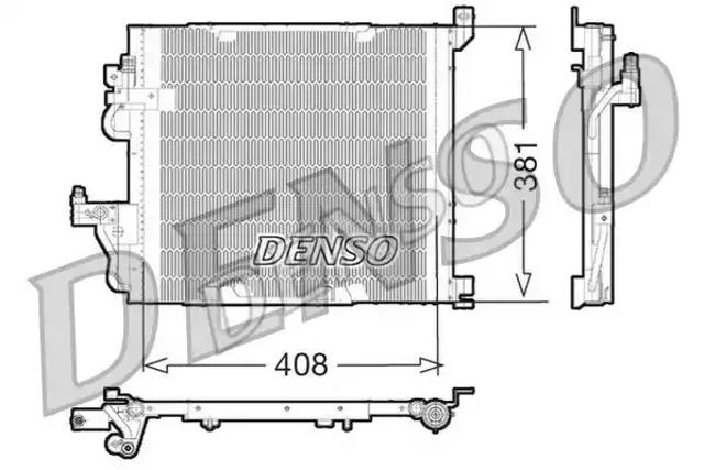 Радиатор системы охлаждения кондиционера DCN20012 DENSO