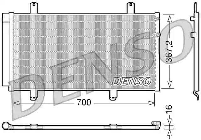 Конденсатор кондиционера DCN51004 DENSO