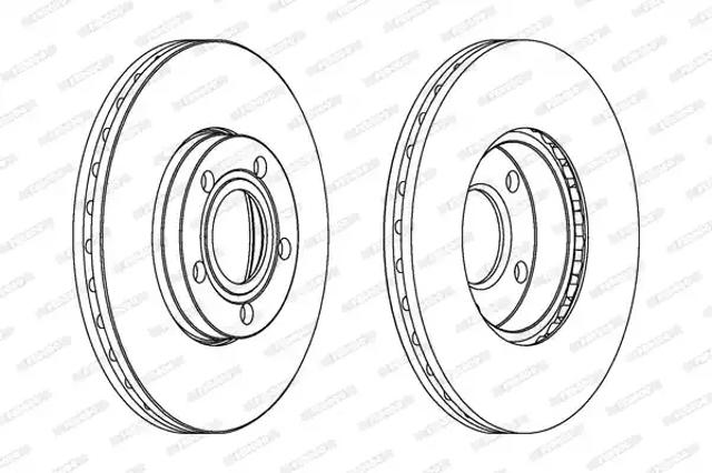Ротор тормозной DDF1014 FERODO