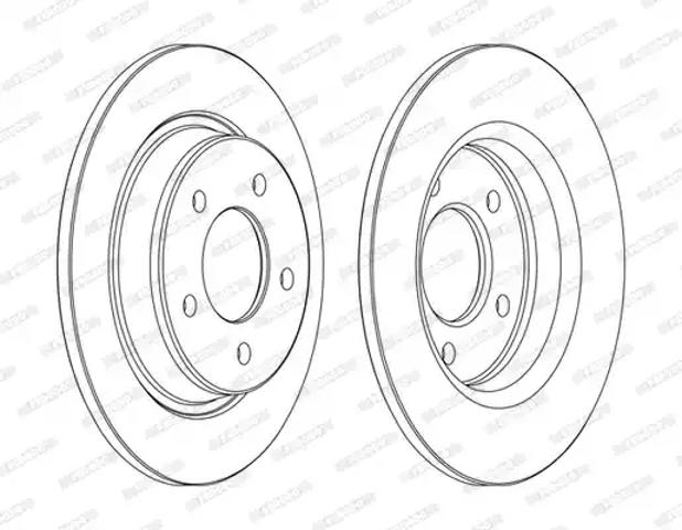 Тормозные диски DDF1546C FERODO