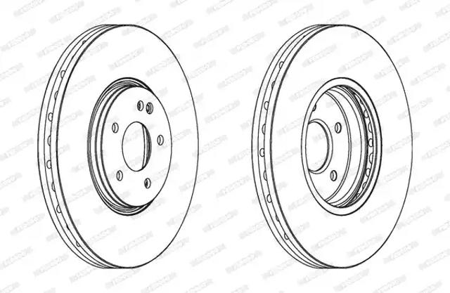 Ротор тормозной DDF1670C1 FERODO