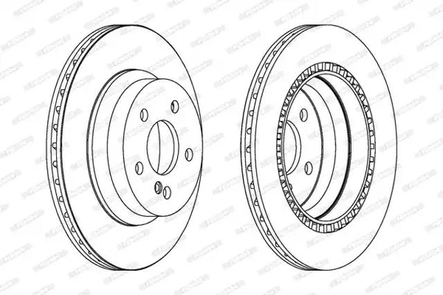 Тормозные диски DDF1672 FERODO