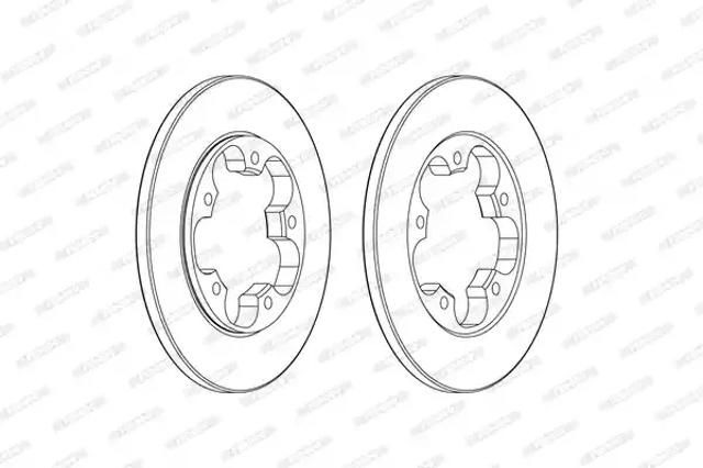 Дисковый тормоз DDF2484C FERODO