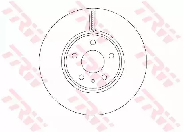Тормоз дисковый передний DF6811 TRW