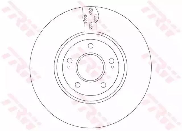 Передний тормозной диск DF7302S TRW