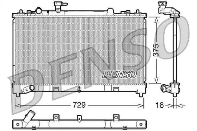 Радиатор основной DRM44023 DENSO