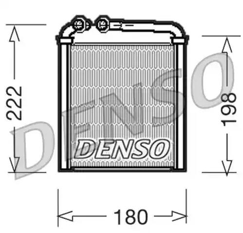 Радиатор печки (отопителя) DRR32005 DENSO