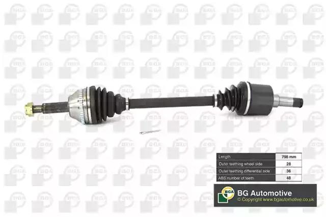Левая полуось DS2351LA BGA