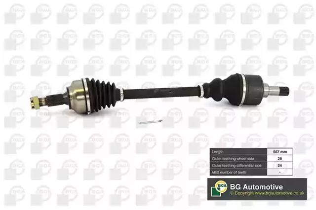 Левая полуось DS6736L BGA