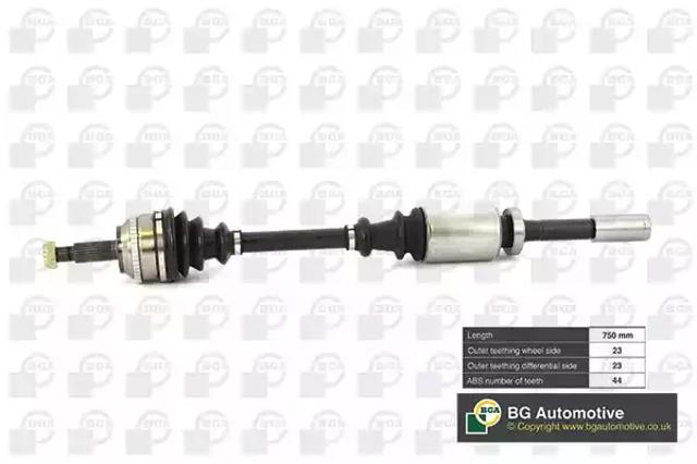 Полуось передняя, правая DS7303RA BGA