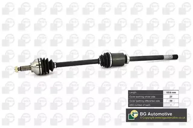 Полуось передняя, правая DS7319R BGA