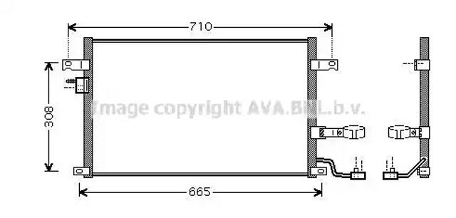 Конденсер DW5056D AVA
