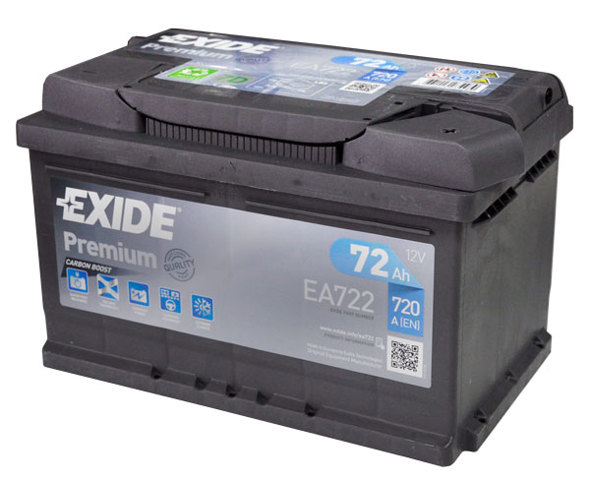Аккумулятор автомобильный EA722 EXIDE