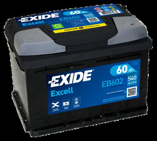 Аккумулятор автомобильный EB602 EXIDE