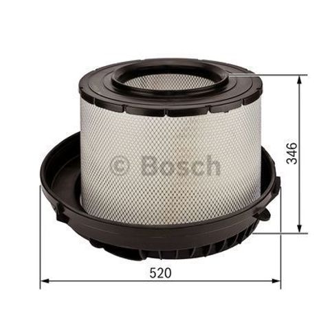 Автомобильный фильтр воздуха F026400088 BOSCH