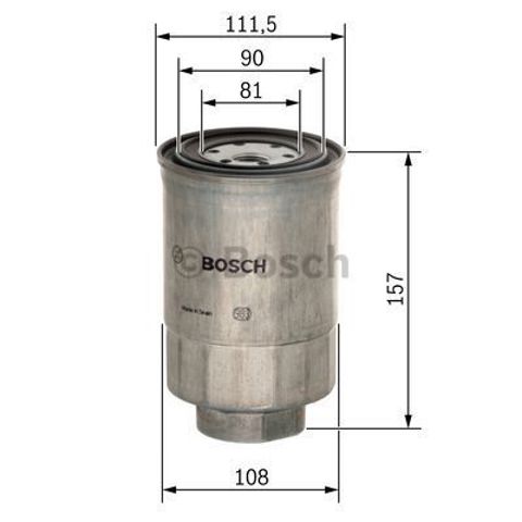 Фильтр-отстойник топлива грубой очистки F026402025 BOSCH