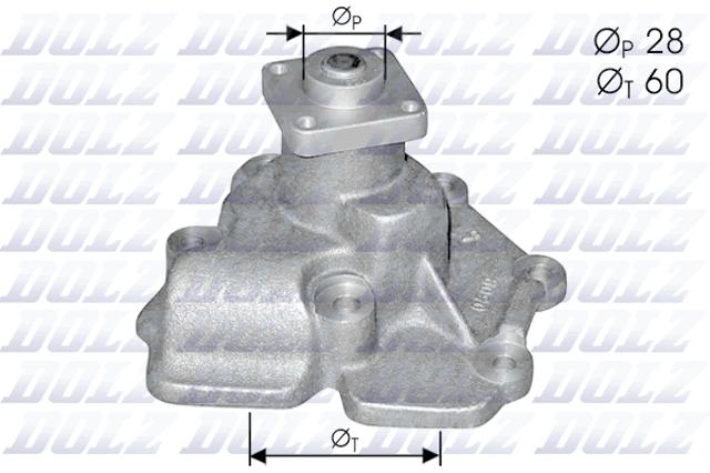 Помпа охлаждения F114 DOLZ