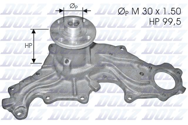 Насос охлаждения F120 DOLZ