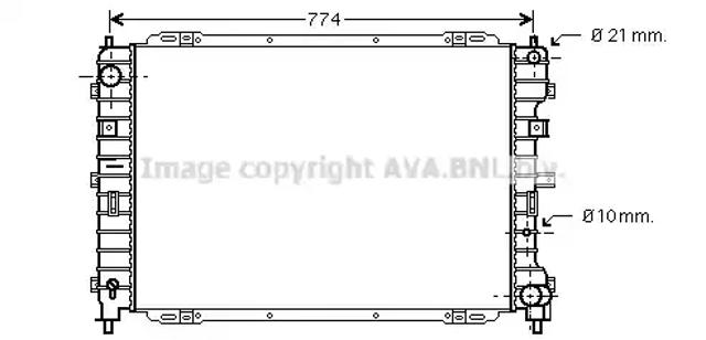 Радиатор охлаждения FD2375 AVA