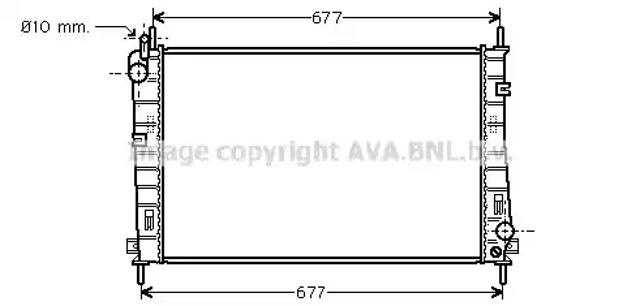 Радиатор охлаждения FDA2335 AVA