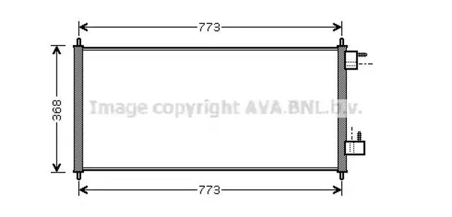 Радиатор кондиционера FDA5361 AVA