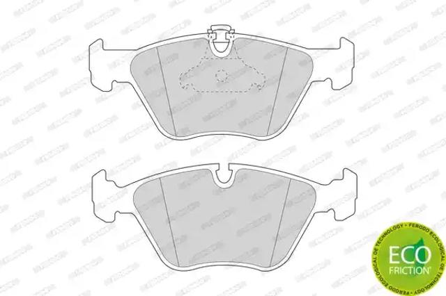 Колодки тормозные передние дисковые FDB1073 FERODO