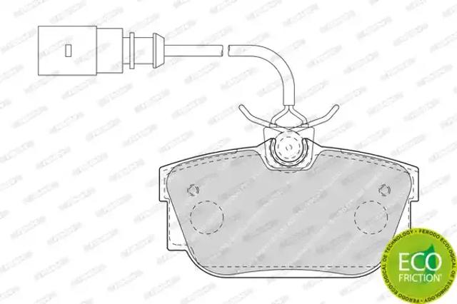 Колодки тормозные дисковые комплект Фольксваген Транспортер T4