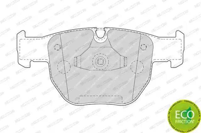 Передние тормозные колодки FDB1597 FERODO