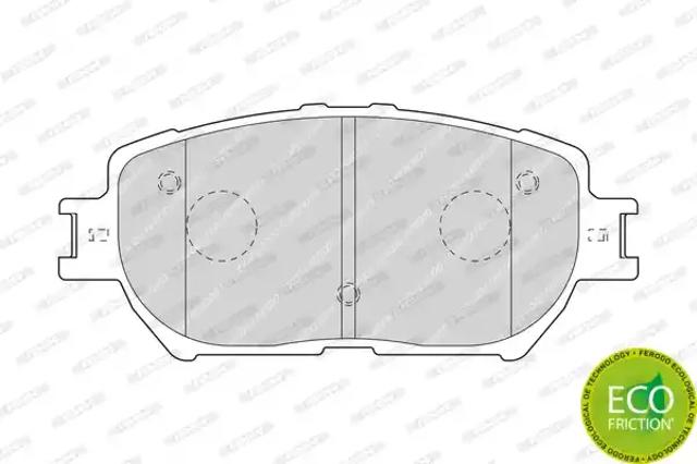 Передние тормозные колодки FDB1620 FERODO