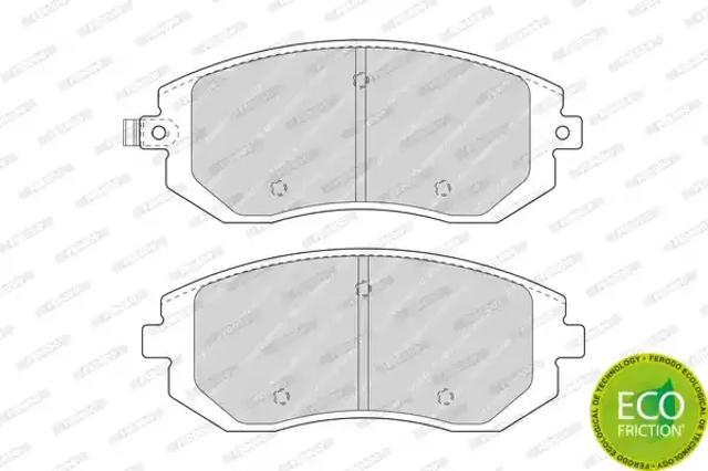 Передние тормозные колодки FDB1639 FERODO