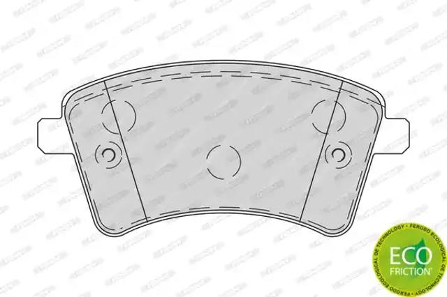 Передние тормозные колодки FDB4256 FERODO