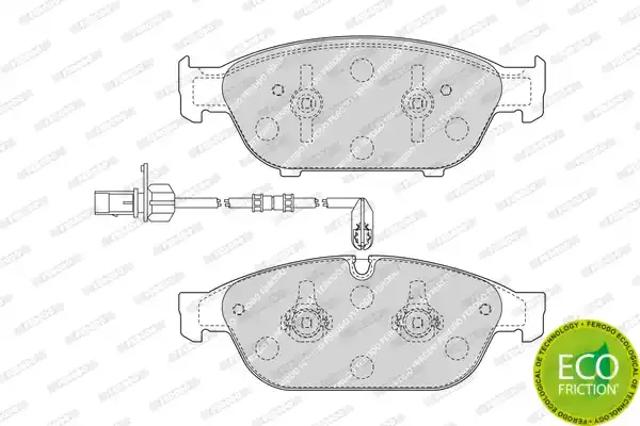 Передние тормозные колодки FDB4397 FERODO