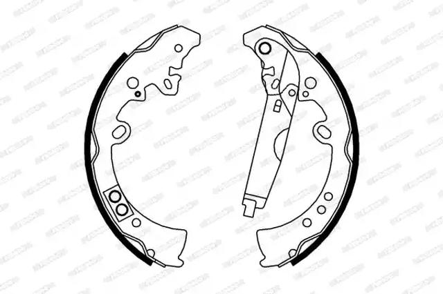 Барабанные тормозные колодки FSB4010 FERODO