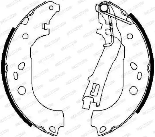 Барабанные колодки FSB4015 FERODO