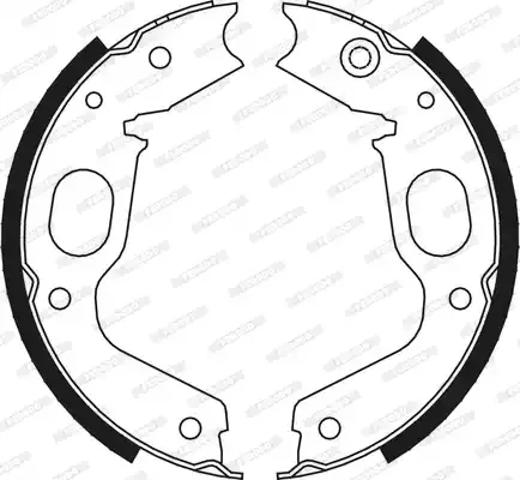 Колодки ручника Mitsubishi Pajero SPORT 1