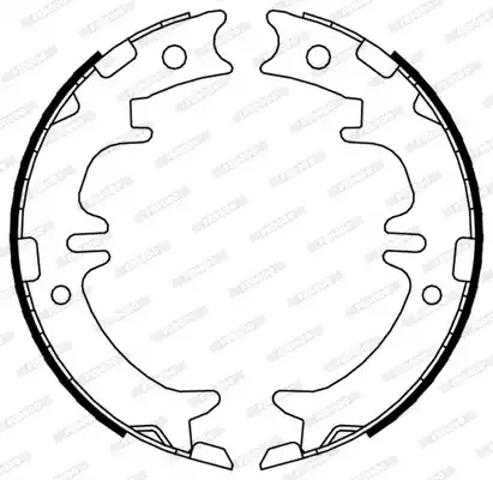 Колодки ручника FSB674 FERODO