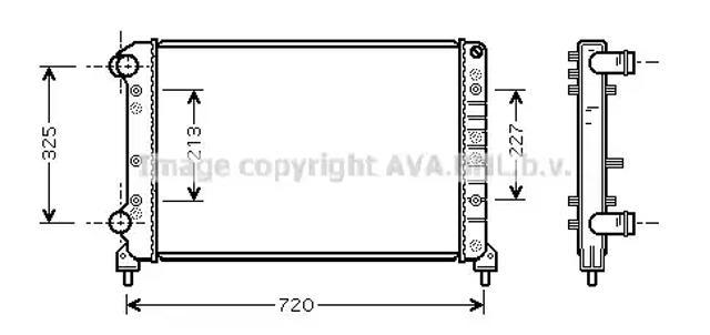 Радиатор FTA2261 AVA