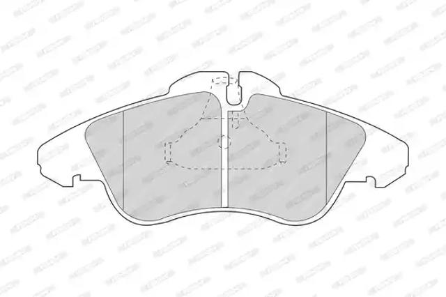 Колодки тормозные дисковые комплект FVR1039 FERODO